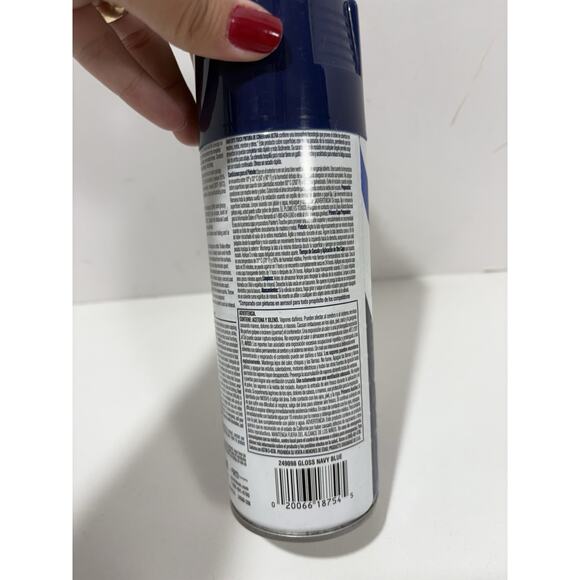 Rust-Oleum Painter's Touch 2X Ultra Cover Gloss Spray Paint, Navy Blue, 12 Oz - Picture 3 of 4